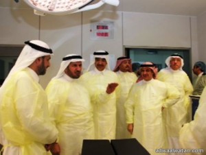 د. الربيعة يتفقد المشاريع التطويرية بمدينة الملك سعود الطبية بالرياض