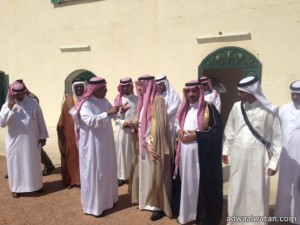 رئيس مركز بئر الروحاء يستقبل محافظ محافظة بدر