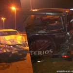 إصابات متفرقة بحادث  إرتطام بـ “جمل سائب” على طريق عفيف