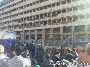 بالفيديو .انفجار قنبلة أمام مديرية أمن القاهرة صباح اليوم