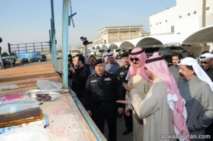 الشيخ محمد الخالد الصباح والفريق الفهد يزوران الإدارة العامة لمكافحة المخدرات بالكويت