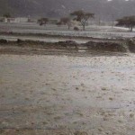 بالصور.. هطول أمطارٌ غزيرة على “فقرة المدينة” مساء اليوم