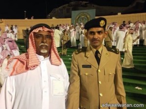الملازم الوهيداني يتلقى التهاني بمناسبة تخرجه من كلية الملك عبدالعزيز الحربية