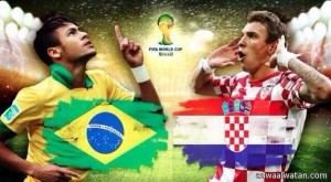 البرازيل تواجه كرواتيا في افتتاح مونديال البرازيل2014