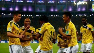 فوز تاريخي لكولومبيا يقودها لدور ربع النهائي