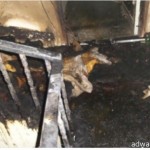 “مدني الباحة” يخمد حريقاً اندلع في قرية “الجادية