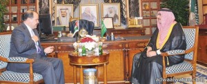 الأمير محمد بن نايف وزير الداخلية يستقبل الفريق أول حسين هزاع المجالي وزير الداخلية الأردني
