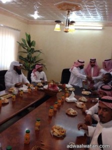 بلدية المحاني تنظم حفل معايدة لمنسوبيها