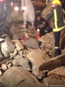 مدني الباحة: وفاة عامل في انهيار صخري في “شبرقه”