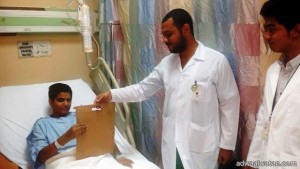 مشروع بسمة أمل يزور المرضى المنومين بمستشفى الملك فيصل بمكة