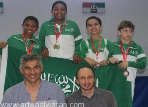 براعم المنتخب السعودي للمبارزة يتألّق بـ16  ميدالية في البطولة الدولية بالأردن