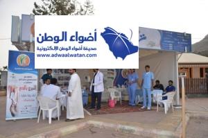 صحة الباحة تقيم حملة للتبرع بالدم لجنودنا البواسل في الحد الجنوبي‎