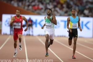 العداء يوسف مسرحي في نهائي سباق 400م العالمي في الصين
