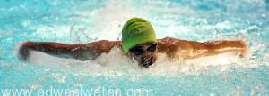 أخضر السباحة يغادر الى قطر