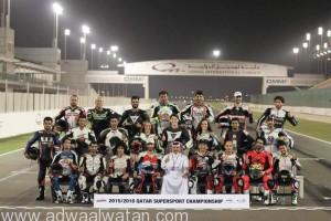 الدراج السعودي “المعيني” يحقق المركز الثالث في بطولة قطر للدراجات النارية‎