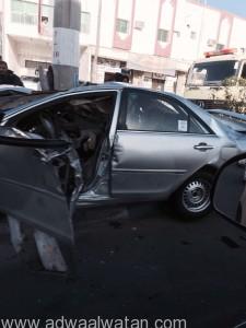 وفاة شاب واصابة آخر اثر حادث مروري مروع برهوة الباحة