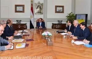 الرئيس المصري يطالب شركة “إيني” بالإسراع في تطوير حقل الغاز الجديد