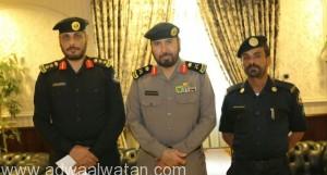 “مدير شرطة مكة المكرمة” يكرم وكيل الرقيب صالح الجدعاني