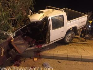 مصرع شخص وإصابة اثنين في حادث مروري على طريق “المجمعة – الإرطاوية”