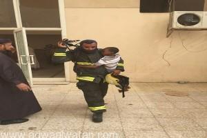 “مدني المدينة المنورة” يسيطر على حريق نشب في مبنى لطلاب الجامعة الإسلامية