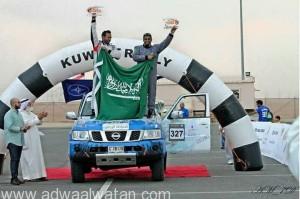 سائق الراليات الشقاوي يتوج بطلاً لرالي باها الكويت ٢٠١٥  الخليجي