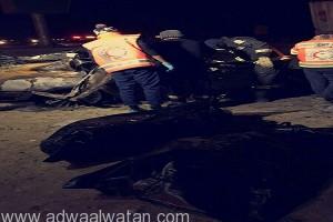 مصرع شخصين في حادث مروري على طريق الرياض الدمام السريع