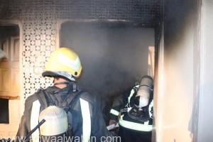 السيطرة على حريق نشب في أحد المنازل بـ”عتيبة مكة”
