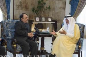 أمير مكة يستقبل السفير الباكستاني