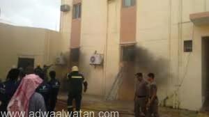 حريق يؤدي إلى إخلاء المرضى بـ”مستشفى الطوال” العام فجر اليوم