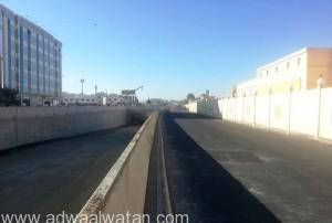 تشغيل المسار العلوي “النازل” لنفق تقاطع مستشفى الأمير منصور بالطائف