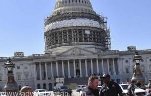 السلطات الأمريكية تغلق مقر الكونجرس لليوم الثاني بسبب طرد مريب