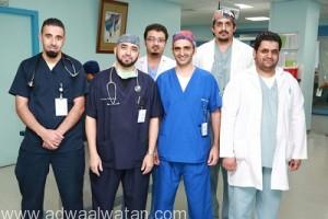 خروج ” مصابة الرصاصة ” من مدينة الملك سعود الطبية