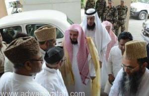 إمام الحرم المكي الشيخ صالح آل طالب يصل الهند ويشارك في مؤتمر السلام