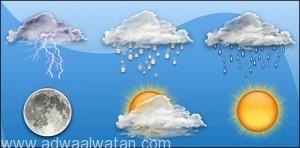 “الأرصاد” : توقعات الطقس ليوم الجمعة