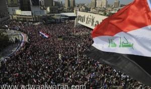 المظاهرات تجتاح بغداد وهتافات تطالب بطرد الإيرانيين‎