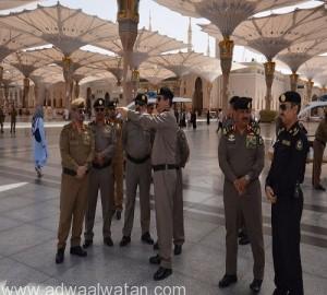 مُدير شرطة المدينة اللّواء “الشهراني” يقوم بجولة تفقدية لتنفيذ خطة شهر رمضان المبارك