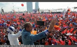 “أردوغان” يحتفل مع مليون من أنصاره بذكرى فتح القسطنطينية‎