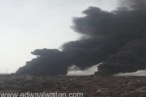 إندلاع حريق مجهول في منطقة بركانية بالمدينة المنورة‎