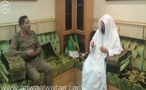 “السديس” يبحث مع قائد قوة أمن المسجد الحرام استعدادات موسم رمضان المبارك