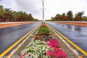 بلدية عنيزة تزرع 100 ألف زهرة استعداداً لعيد الفطر المبارك