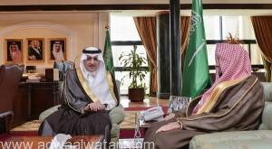 أمير تبوك يلتقي رئيس جمعية تحفيظ القرآن الكريم بالمنطقة