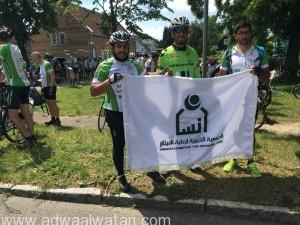 دراجي السعودية يختتمون مشاركتهم التطوعية العالمية في برلين