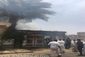 “مدني تبوك” يخمد حريقاً نشب في منزل سكني بحي الخالدية