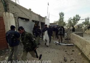 مقتل جندي وإصابة 14 شخصاً في انفجارين في باكستان