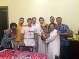 سعد الجزيرة يحقق كأس أبطال الديوانيات لكرة القدم