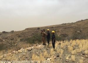 “مدني الطائف” يواصل البحث عن مفقود احتجز في منطقة وعرة بأحد جبال الهدا