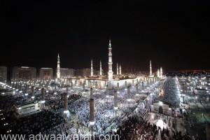 أكثر من مليوني “مصلٍ”يشهدون ختم القرآن الكريم في المسجد النبوي