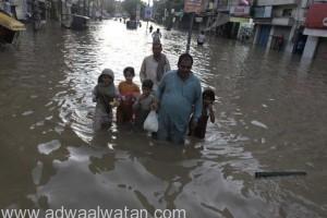 مقتل 25 شخصاً بسبب الأمطار والفيضانات في باكستان