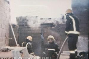 السيطرة على حريق نشب في منجرة أخشاب بطريق العيون بالمدينة المنورة