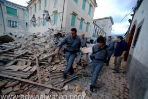 ارتفاع حصيلة ضحايا زلزال إيطاليا إلى 284 قتيلاً